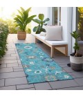 Addison Chantille ACN753-Teal 2 ft. 3 in. X 7 ft. 6 in. Rectangle Rug