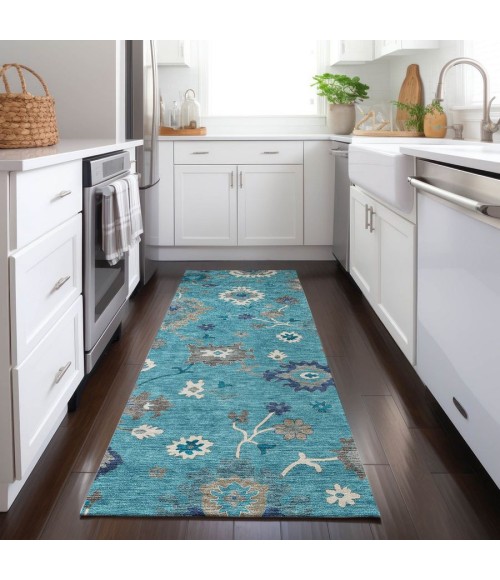 Addison Chantille ACN753-Teal 2 ft. 3 in. X 7 ft. 6 in. Rectangle Rug