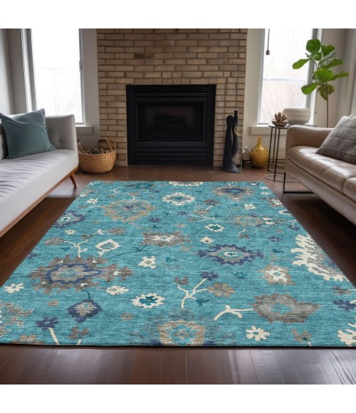 Addison Chantille ACN753-Teal 10 ft. X 14 ft. Rectangle Rug