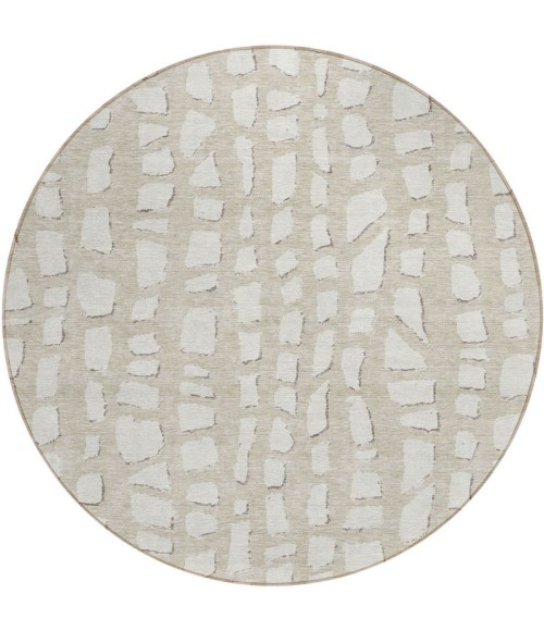 Addison Chantille ACN754-Beige 8 ft. X 8 ft. Round Rug