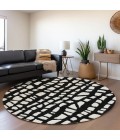 Addison Chantille ACN754-Black 8 ft. X 8 ft. Round Rug