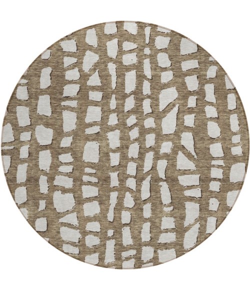 Addison Chantille ACN754-Brown 8 ft. X 8 ft. Round Rug