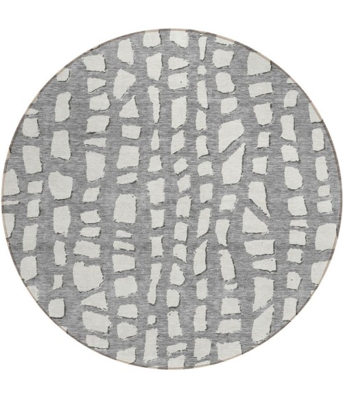 Addison Chantille ACN754-Gray 8 ft. X 8 ft. Round Rug