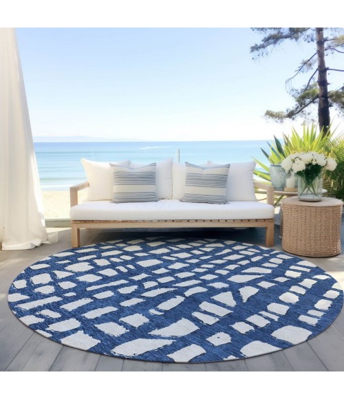 Addison Chantille ACN754-Navy 8 ft. X 8 ft. Round Rug