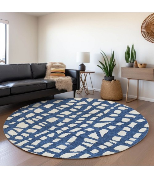 Addison Chantille ACN754-Navy 8 ft. X 8 ft. Round Rug