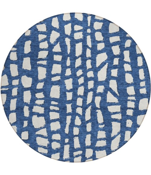 Addison Chantille ACN754-Navy 8 ft. X 8 ft. Round Rug