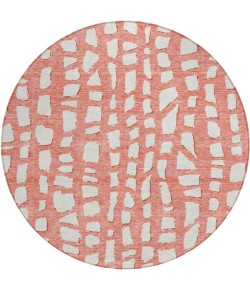 Addison Chantille ACN754-Salmon 8 ft. X 8 ft. Round Rug