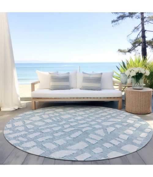 Addison Chantille ACN754-Sky 8 ft. X 8 ft. Round Rug