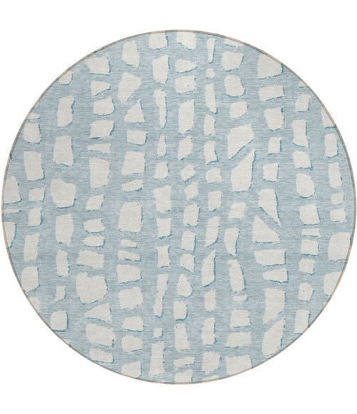 Addison Chantille ACN754-Sky 8 ft. X 8 ft. Round Rug