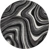Addison Chantille ACN756-Black 8 ft. X 8 ft. Round Rug