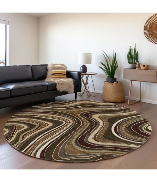 Addison Chantille ACN756-Fudge 8 ft. X 8 ft. Round Rug