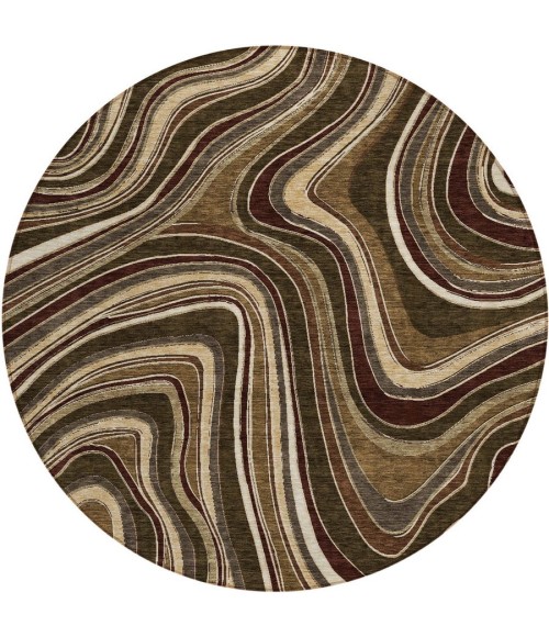 Addison Chantille ACN756-Fudge 8 ft. X 8 ft. Round Rug