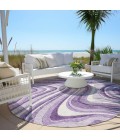 Addison Chantille ACN756-Lavender 8 ft. X 8 ft. Round Rug