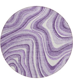Addison Chantille ACN756-Lavender 8 ft. X 8 ft. Round Rug