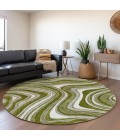 Addison Chantille ACN756-Olive 8 ft. X 8 ft. Round Rug