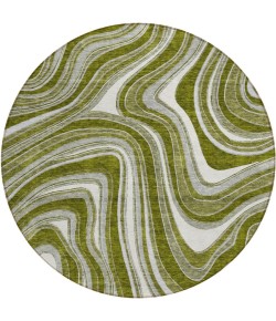 Addison Chantille ACN756-Olive 8 ft. X 8 ft. Round Rug