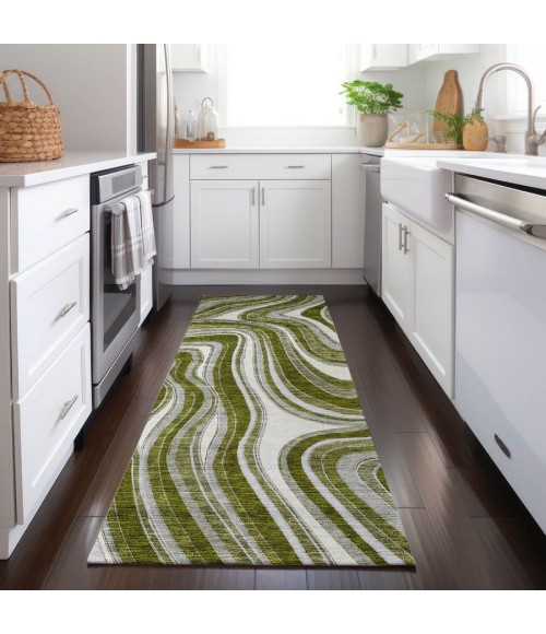 Addison Chantille ACN756-Olive 2 ft. 3 in. X 7 ft. 6 in. Rectangle Rug