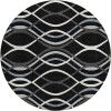 Addison Chantille ACN757-Black 8 ft. X 8 ft. Round Rug