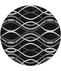 Addison Chantille ACN757-Black 8 ft. X 8 ft. Round Rug