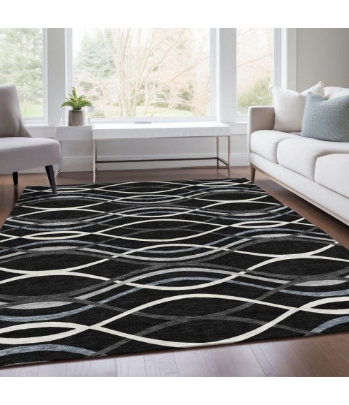 Addison Chantille ACN757-Black 8 ft. X 10 ft. Rectangle Rug