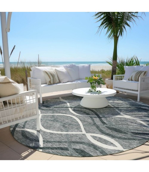 Addison Chantille ACN757-Gray 8 ft. X 8 ft. Round Rug