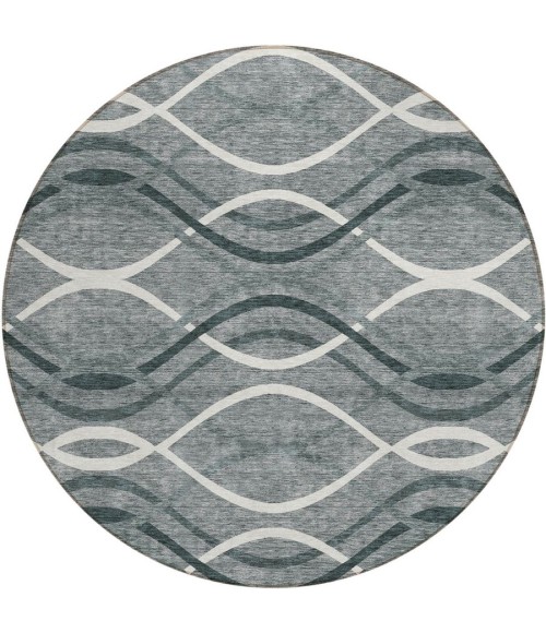 Addison Chantille ACN757-Gray 8 ft. X 8 ft. Round Rug
