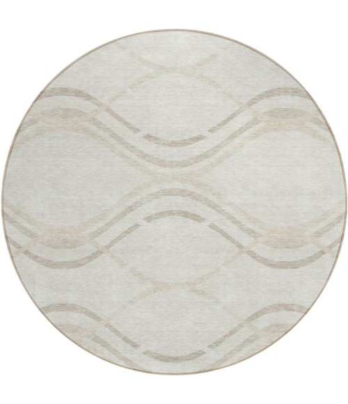 Addison Chantille ACN757-Ivory 8 ft. X 8 ft. Round Rug