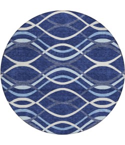 Addison Chantille ACN757-Navy 8 ft. X 8 ft. Round Rug