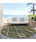 Addison Chantille ACN757-Olive 8 ft. X 8 ft. Round Rug