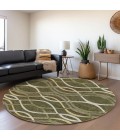 Addison Chantille ACN757-Olive 8 ft. X 8 ft. Round Rug