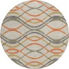 Addison Chantille ACN757-Orange 8 ft. X 8 ft. Round Rug