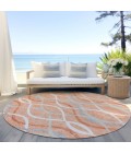 Addison Chantille ACN757-Peach 8 ft. X 8 ft. Round Rug