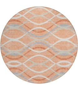 Addison Chantille ACN757-Peach 8 ft. X 8 ft. Round Rug
