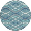 Addison Chantille ACN757-Teal 8 ft. X 8 ft. Round Rug
