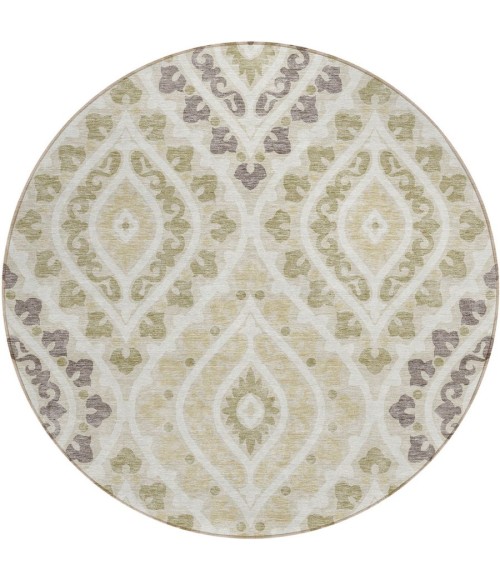 Addison Chantille ACN761-Beige 8 ft. X 8 ft. Round Rug