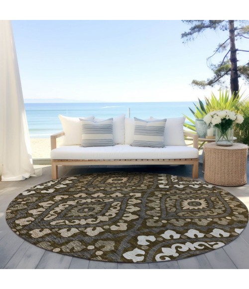 Addison Chantille ACN761-Fudge 8 ft. X 8 ft. Round Rug