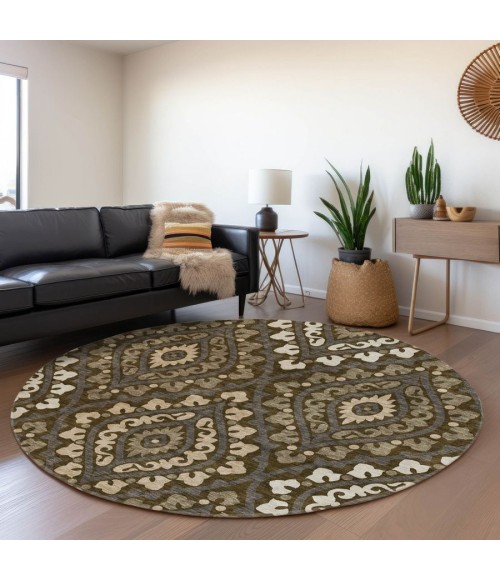 Addison Chantille ACN761-Fudge 8 ft. X 8 ft. Round Rug