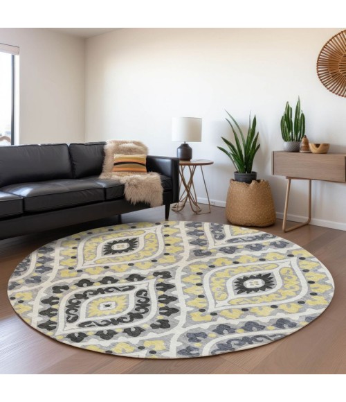 Addison Chantille ACN761-Gray 8 ft. X 8 ft. Round Rug