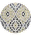 Addison Chantille ACN761-Gray 8 ft. X 8 ft. Round Rug