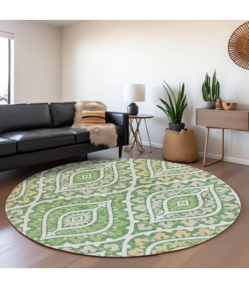Addison Chantille ACN761-Green 8 ft. X 8 ft. Round Rug