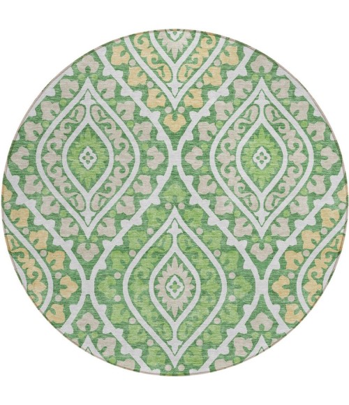 Addison Chantille ACN761-Green 8 ft. X 8 ft. Round Rug