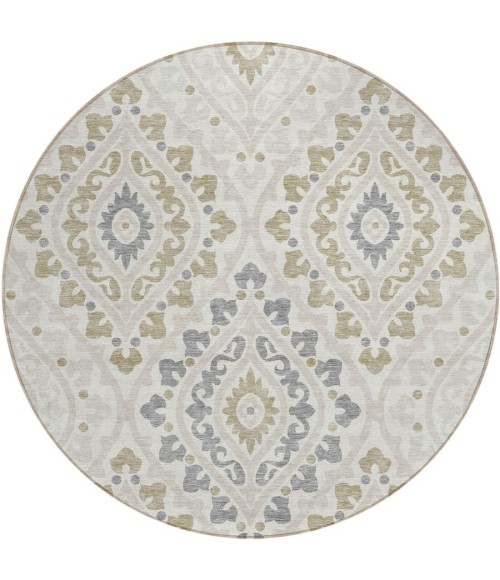Addison Chantille ACN761-Ivory 8 ft. X 8 ft. Round Rug