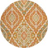 Addison Chantille ACN761-Orange 8 ft. X 8 ft. Round Rug