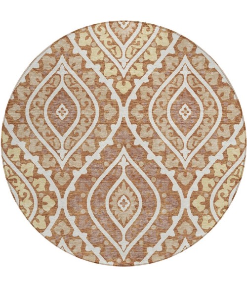 Addison Chantille ACN761-Paprika 8 ft. X 8 ft. Round Rug