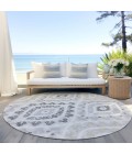Addison Chantille ACN761-Silver 8 ft. X 8 ft. Round Rug