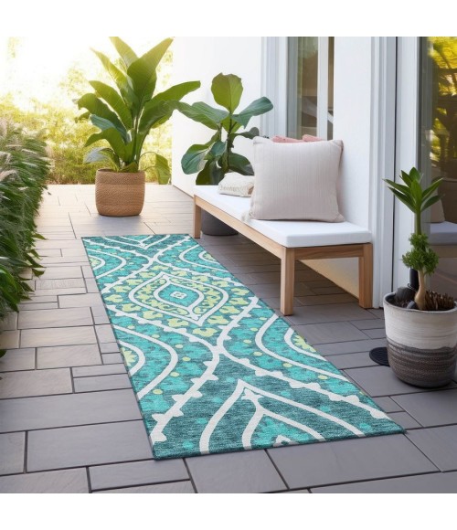 Addison Chantille ACN761-Teal 2 ft. 3 in. X 7 ft. 6 in. Rectangle Rug