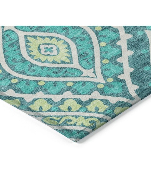 Addison Chantille ACN761-Teal 8 ft. X 8 ft. Round Rug
