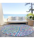 Addison Chantille ACN761-White 8 ft. X 8 ft. Round Rug