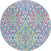 Addison Chantille ACN761-White 8 ft. X 8 ft. Round Rug