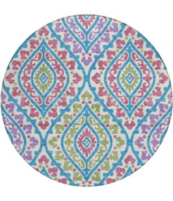 Addison Chantille ACN761-White 8 ft. X 8 ft. Round Rug